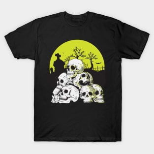 Skull Moon Smile T-Shirt